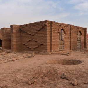 Construcción de una escuela de tierra, Gambia, Archirtectes sans frontières - CoBe