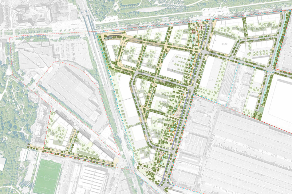 Zac,gennevilliers,gestión de proyectos,espacio público