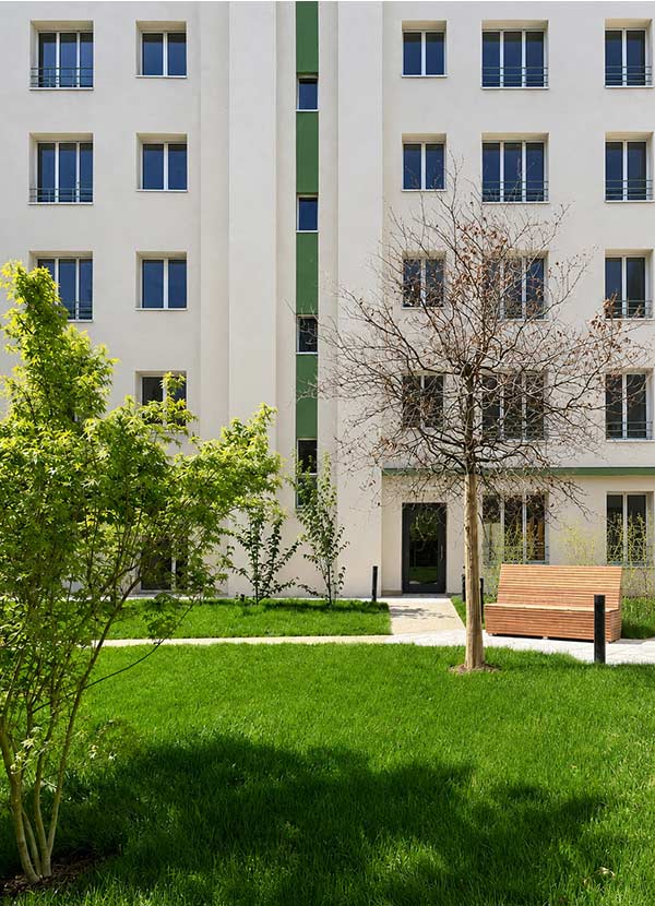 building conversion, social housing, Paris, Paris 15, refurbishment, offices
