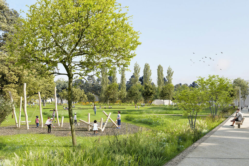 cobe campus cachan,bagneux,campus,Cachan,SADEV,parc urbain