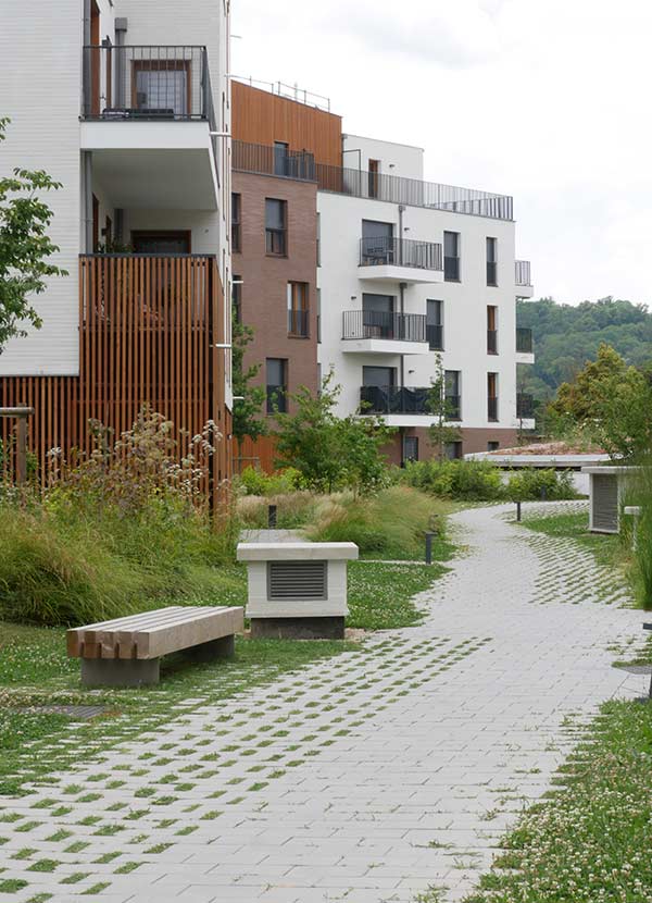 CoBe,Paysage,Coeur d'îlot,Aménagement des espaces extérieurs,Parc,Parc Princesse,Le Vesinet